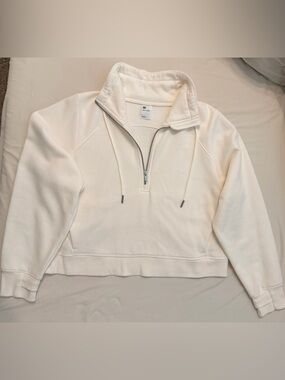 All In Motion Cream Half-Zip Pullover Sweatshirt
